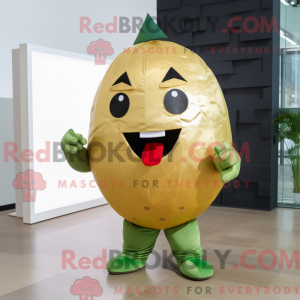 Gold Watermelon mascot...