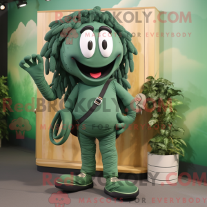 Forest Green Medusa mascot...