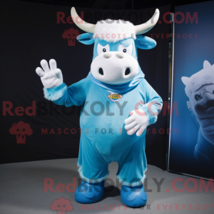 Sky Blue Bull máscara de...