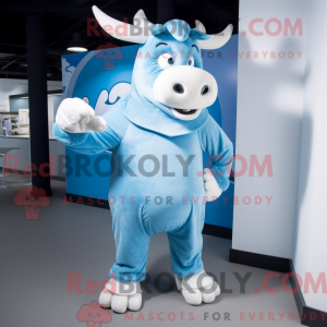 Sky Blue Bull máscara de...