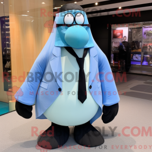 Postava maskota Sky Blue...