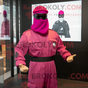 Magenta Gi Joe maskot...