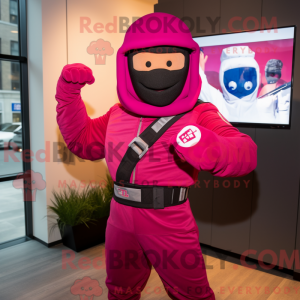 Magenta Gi Joe mascot...