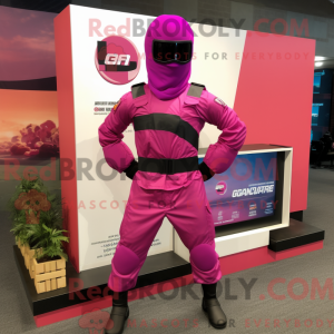 Magenta Gi Joe maskot...