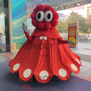 Red Oyster mascot costume...