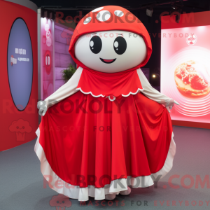 Red Oyster maskot kostume...