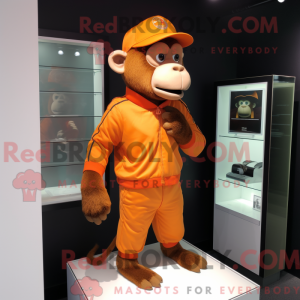 Orange Baboon mascot...