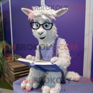 Lavendel Angora Geit maskot...