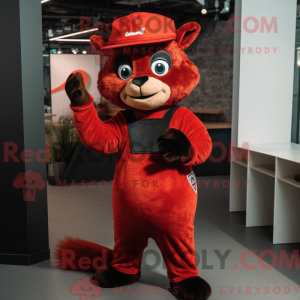 Mascotte de Skunk rouge...