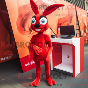 Postava maskota Red Gazelle...