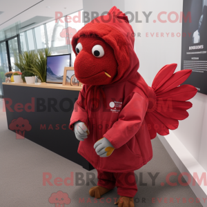 Red Betta Fish mascot...