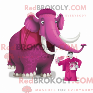 Magenta Mammoth maskot...