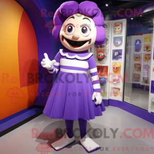 Postava maskota Purple...