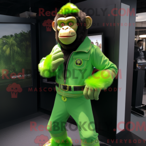 Lime Green Chimpanzee...