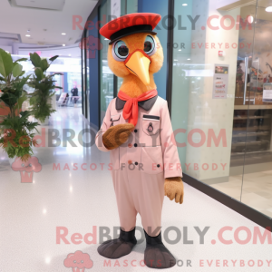 Peach Woodpecker maskot...