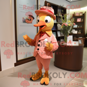 Peach Woodpecker mascot...