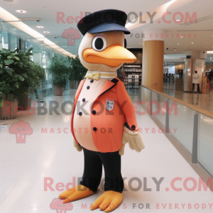 Peach Woodpecker mascot...
