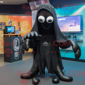 Black Squid maskot...