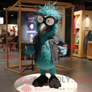 Postava maskota Teal Crow...