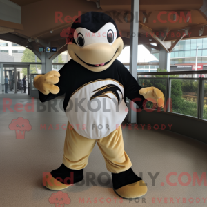 Gold Killer Whale mascot...