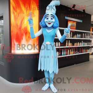 Postava maskota Sky Blue...