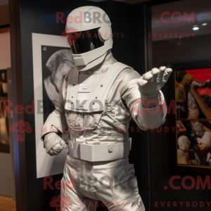 Sølv Gi Joe maskot kostume...