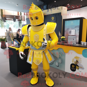 Yellow Medieval Knight...