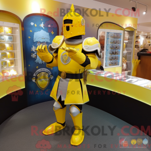Yellow Medieval Knight...
