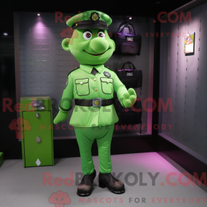 Grön politibetjent...