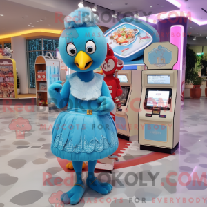 Postava maskota Sky Blue...