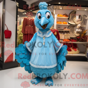 Postava maskota Sky Blue...