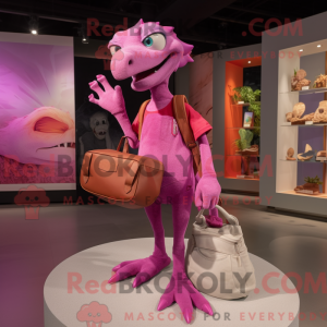 Magenta Dimorphodon mascot...