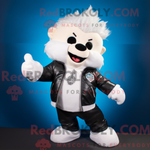 White Ice mascot costume...