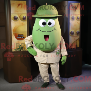 Olive Melon mascot costume...