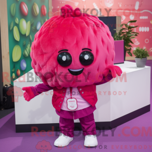 Magenta Raspberry mascot...