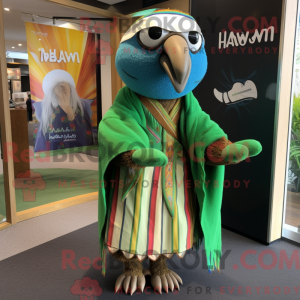 Kiwi-maskotdraktfigur kledd...
