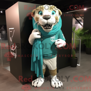 Blågrønn Smilodon...