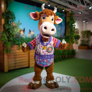 Jersey Cow mascot costume...