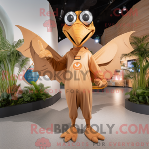 Tan Pterodactyl maskot...