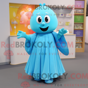 Costume de mascotte de Cyan...