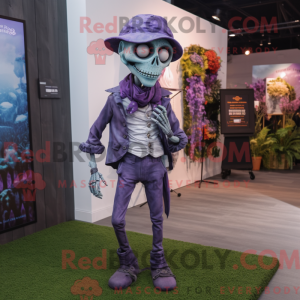 Lavendel Undead maskot...