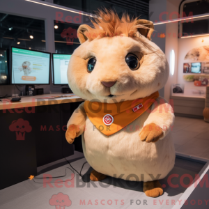 Tan Guinea Pig mascot...