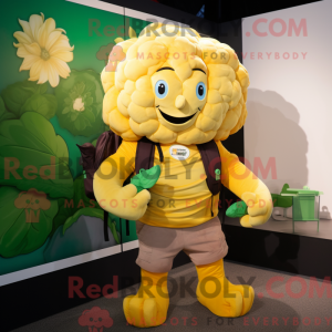 Yellow Cauliflower mascot...