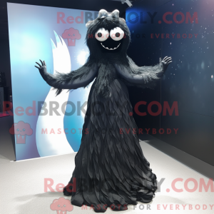 Black Ice mascot costume...