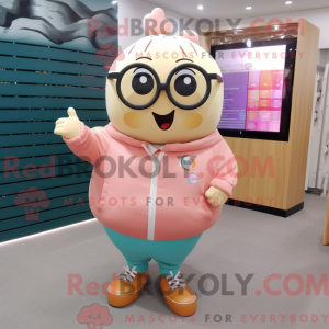 Peach Ray maskot kostume...