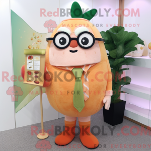 Peach Ray mascot costume...