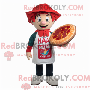 Pizza mascotte kostuum...