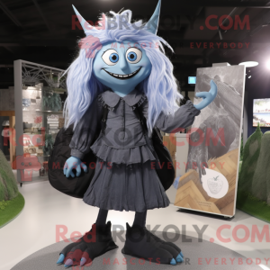 Sort heks maskot kostume...