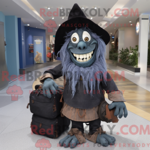 Figura de máscara de bruxa...