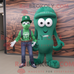 Forest Green Squid mascot...